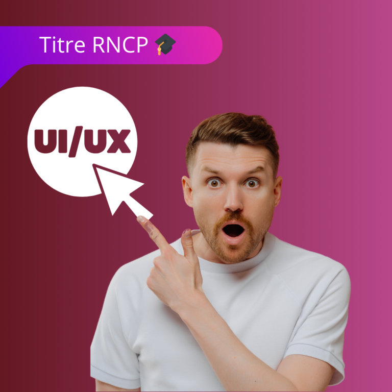 Formation Concepteur Designer UI en ligne, Formation designer UI:UX e-elarning, Titre RNCP