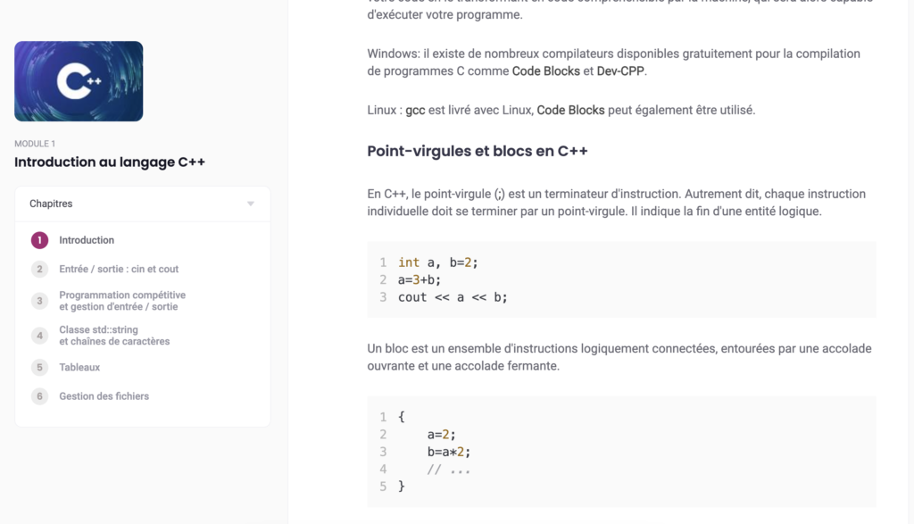 programmation orientée objet C++, structures de données en C++, gestion des fichiers en C++, utilisation de STL, programmation avancée C++, classes en C++, héritage en C++, fonctions C++, templates en C++, surcharge des opérateurs C++