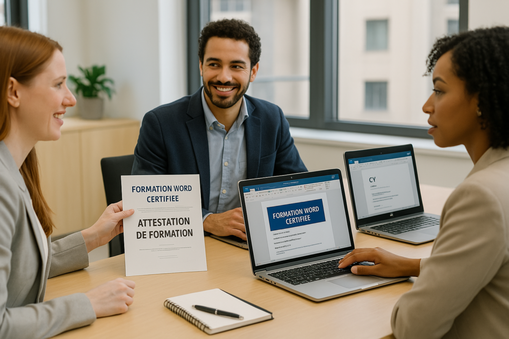 Maîtriser Microsoft Word pour devenir expert dans la création de documents professionnels, utiliser les fonctionnalités avancées telles que les styles, la mise en page, les macros, l'automatisation, et optimiser la gestion des documents complexes, tout en améliorant la productivité et l'efficacité dans un environnement de travail collaboratif.