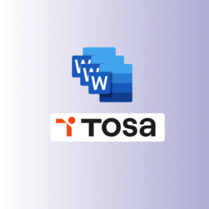 Réussir sa certification TOSA Word, formation TOSA Word, certification Word 2019, test TOSA bureautique, formation Word certifiante, Word TOSA niveau basique à expert, formation bureautique à distance, préparation TOSA Word, compétences Word professionnel.